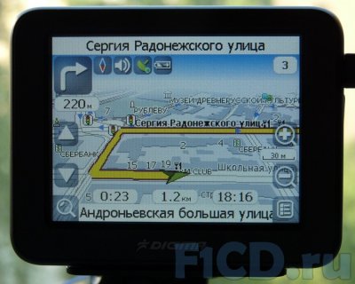 Digma DM350 – крохотный GPS-навигатор