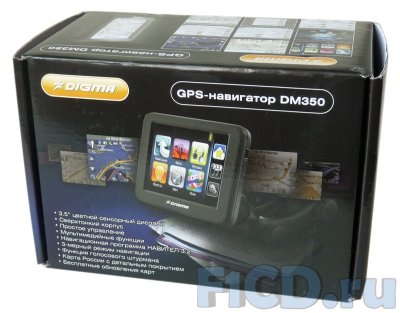 Digma DM350 – крохотный GPS-навигатор