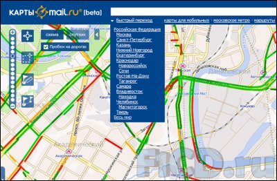 Карты@Mail.ru – никому не интересны пробки, но веем интересно, как их объехать