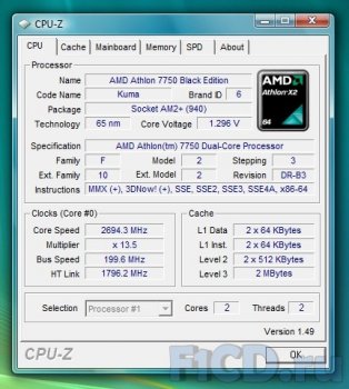AMD Athlon X2 7750 Black Edition – эффективный двухъядерный процессор (часть 1)
