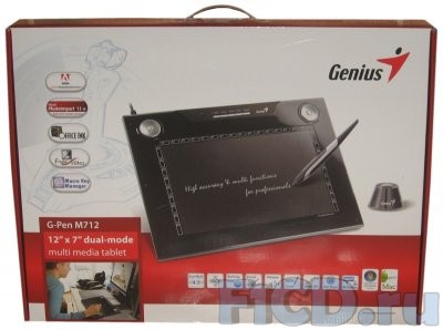 Genius G-Pen M712 – профессиональный широкоформатный планшет