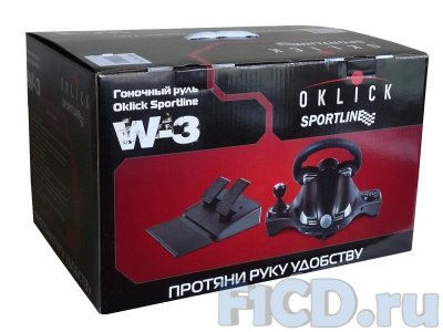 Oklick Sportline W-3 – руль для настоящих гонок!