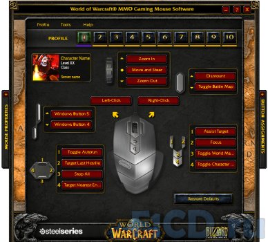 Набор геймера SteelSeries для World of Warcraft