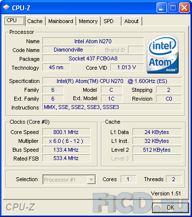 Amilo Mini UI 3520 – нетбук от Fujitsu-Siemens