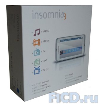 Digma Insomnia3 – бюджетный плеер