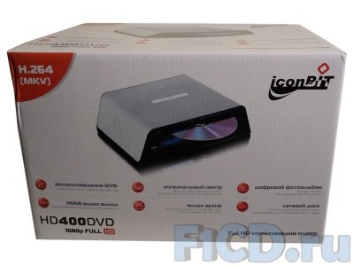 iconBIT HD400DVD – обновлённый сетевой HD-плеер