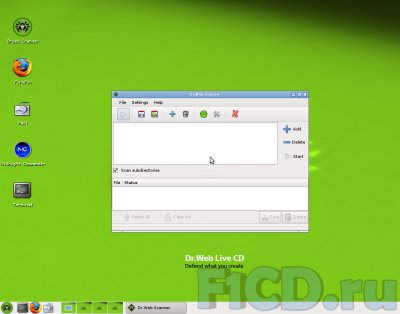 Dr.Web LiveCD – спасательный диск антивирусной защиты