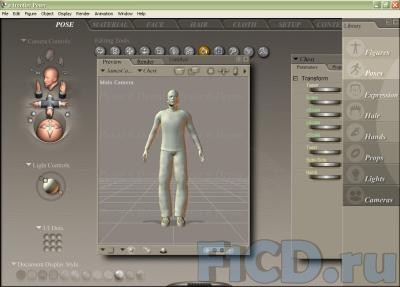 Poser – не просто редактор поз и движений