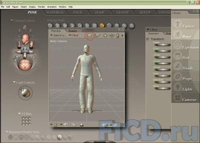 Poser – не просто редактор поз и движений