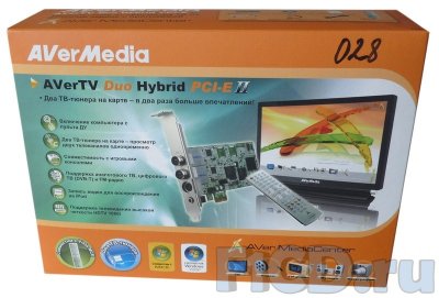 AVerMedia AVerTV Duo Hybrid PCI-E II – гибридный ТВ-тюнер 2в1