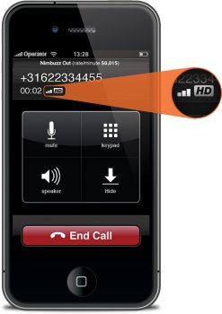 Nimbuzz 2.0.4 для iPhone – звонки в HD-качестве