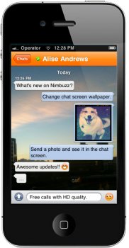 Nimbuzz 2.1 для iPhone и iPod – новая версия