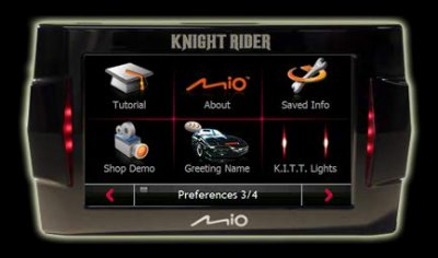 Mio анонсировала GPS-навигатор Knight Rider