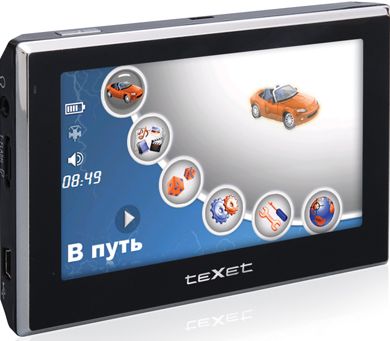 Новый GPS-навигатор teXet TN-505