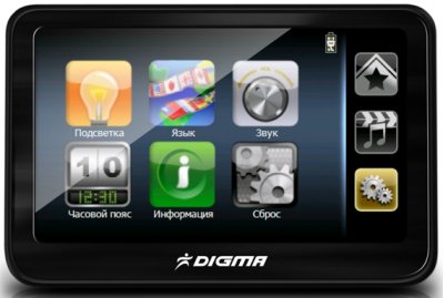 Digma DM435 – новый бюджетный GPS-навигатор