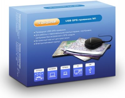 Digma M1 – GPS-приемник для компьютеров