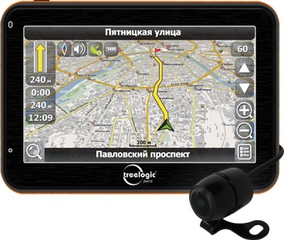 Treelogic TL-4306BG SLK – навигатор с камерой заднего вида