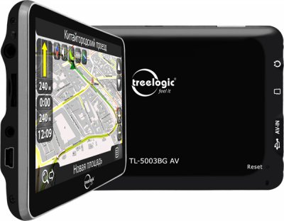 Treelogic TL-4305BG AV и TL-5003BG AV: новые навигаторы