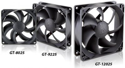 GlacialTech 8025, 9225 и 12025 – новые вентиляторы