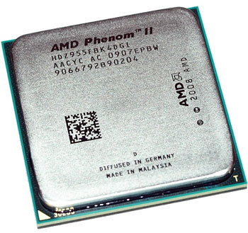 Процессор Phenom II X4 955 Black Edition разогнан до 7127 МГц