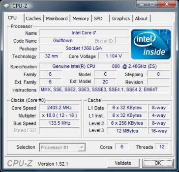 Процессор Intel Gulftown: первые тесты!