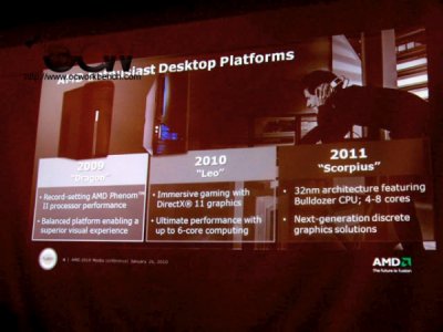 AMD: процессорные планы на ближайшие два года