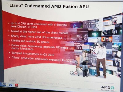 Процессоры AMD Llano: когда вы появитесь?