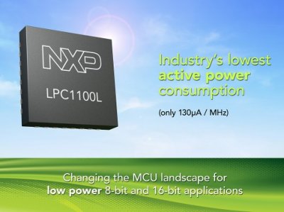 NXP LPC1100L и LPC1300L – энергоэффективные микроконтроллеры