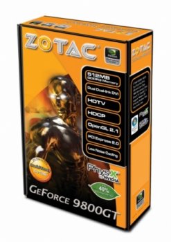 Видеокарта GeForce 9800GT Eco – ответ Zotac экологам