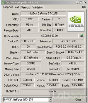 Экспресс-тестирование: NVIDIA GTX 275 vs ATI Radeon HD 4890