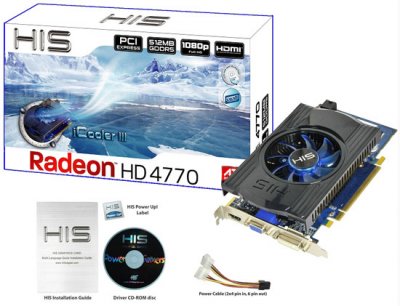 HIS представляет: Radeon HD 4770 с кулером iCooler III
