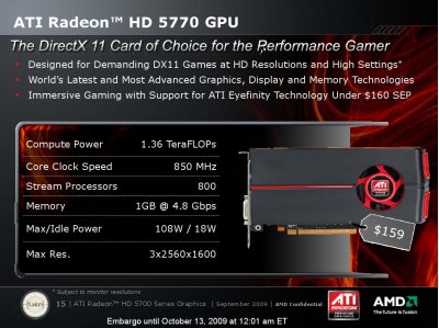 Видеокарты Radeon HD 5750 и 5770: официальная премьера!