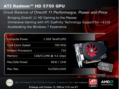 Видеокарты Radeon HD 5750 и 5770: официальная премьера!