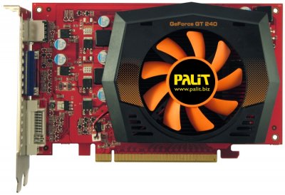 Palit GeForce GT240 Sonic – видеокарта с 1 Гбайт памяти GDDR5