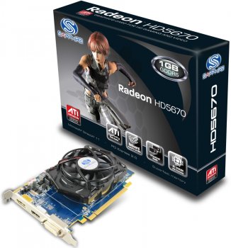 SAPPHIRE HD 5670 – новые видеокарты