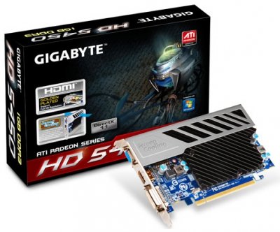 Gigabyte выпускает две видеокарты Radeon HD 5450