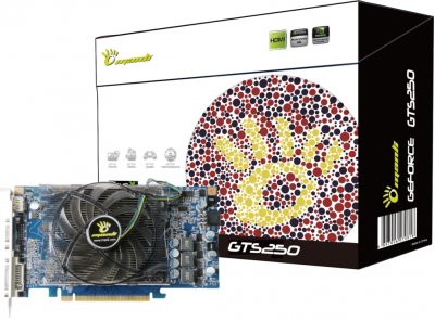 Manli GeForce GTS250 low power – новая видеокарта