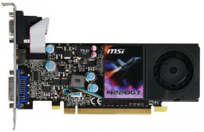 Компания MSI готовит низкопрофильную GeForce GT 220