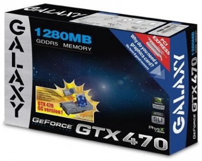 Видеокарта Galaxy GTX 470 GC замечена в продаже