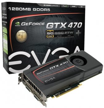 EVGA улучшает видеокарту GeForce GTX 470 SuperClocked