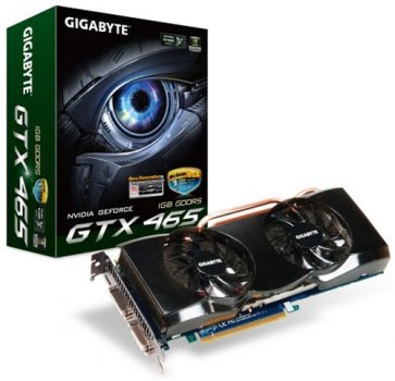 Gigabyte GeForce GTX 465: интересный кулер, стоковые частоты