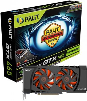 Palit GeForce GTX465 Dual Fan – новая видеокарта