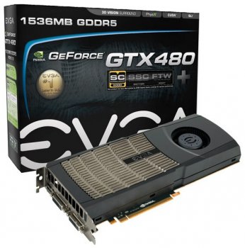 Видеокарту EVGA GTX 480 SuperClocked  уже можно купить