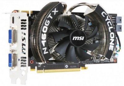 MSI представляет квартет видеокарт GeForce GTX 460 Cyclone