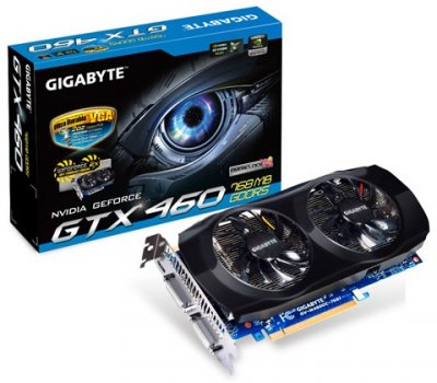Gigabyte: разогнанные GeForce GTX 460 с кулером WindForce