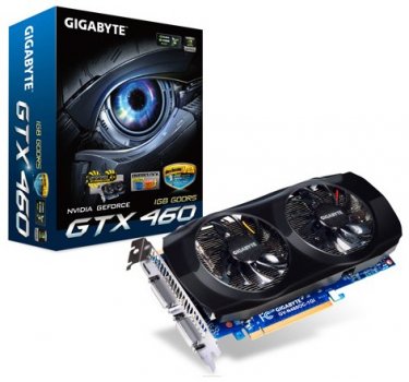 Gigabyte: разогнанные GeForce GTX 460 с кулером WindForce