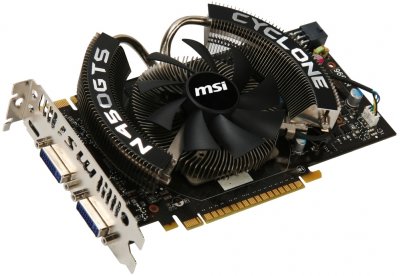 MSI Cyclone N450GTS – новые видеокарты