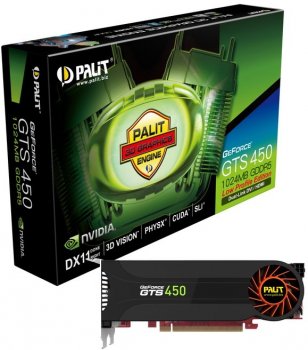 Palit GTS 450 Low Profile – плоская видеокарта