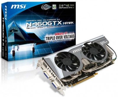 MSI улучшает видеокарту GeForce GTX 460 Hawk