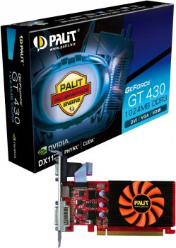 Palit GeForce GT 430 – низкопрофильная видеокарта